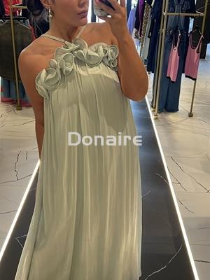 Vestido aguamarina Dixie - Imagen 1