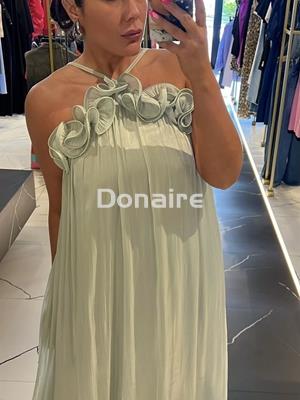 Vestido aguamarina Dixie - Imagen 2