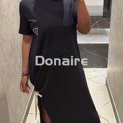 Vestido algodón azul marino DIXIE - Imagen 2