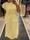 Vestido amarillo algodón cuello redondo Lolita - Imagen 1