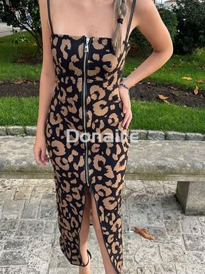 Vestido animal print Open - Imagen 1