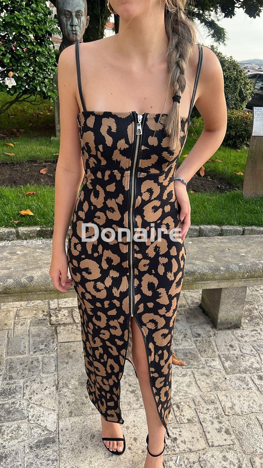 Vestido animal print Open - Imagen 3