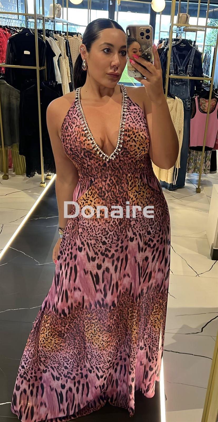Vestido animal print y pedrería Trash and Luxury - Imagen 3