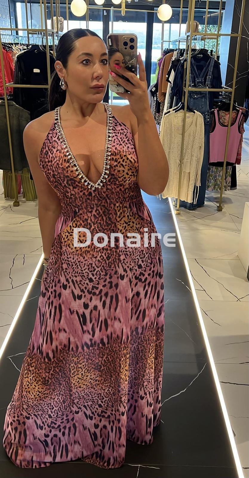 Vestido animal print y pedrería Trash and Luxury - Imagen 4