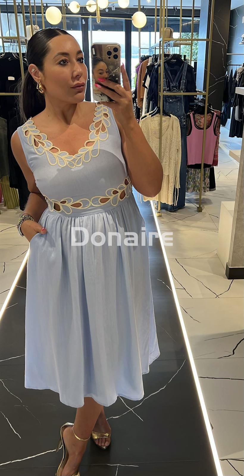 Vestido azul Goa Goa - Imagen 3