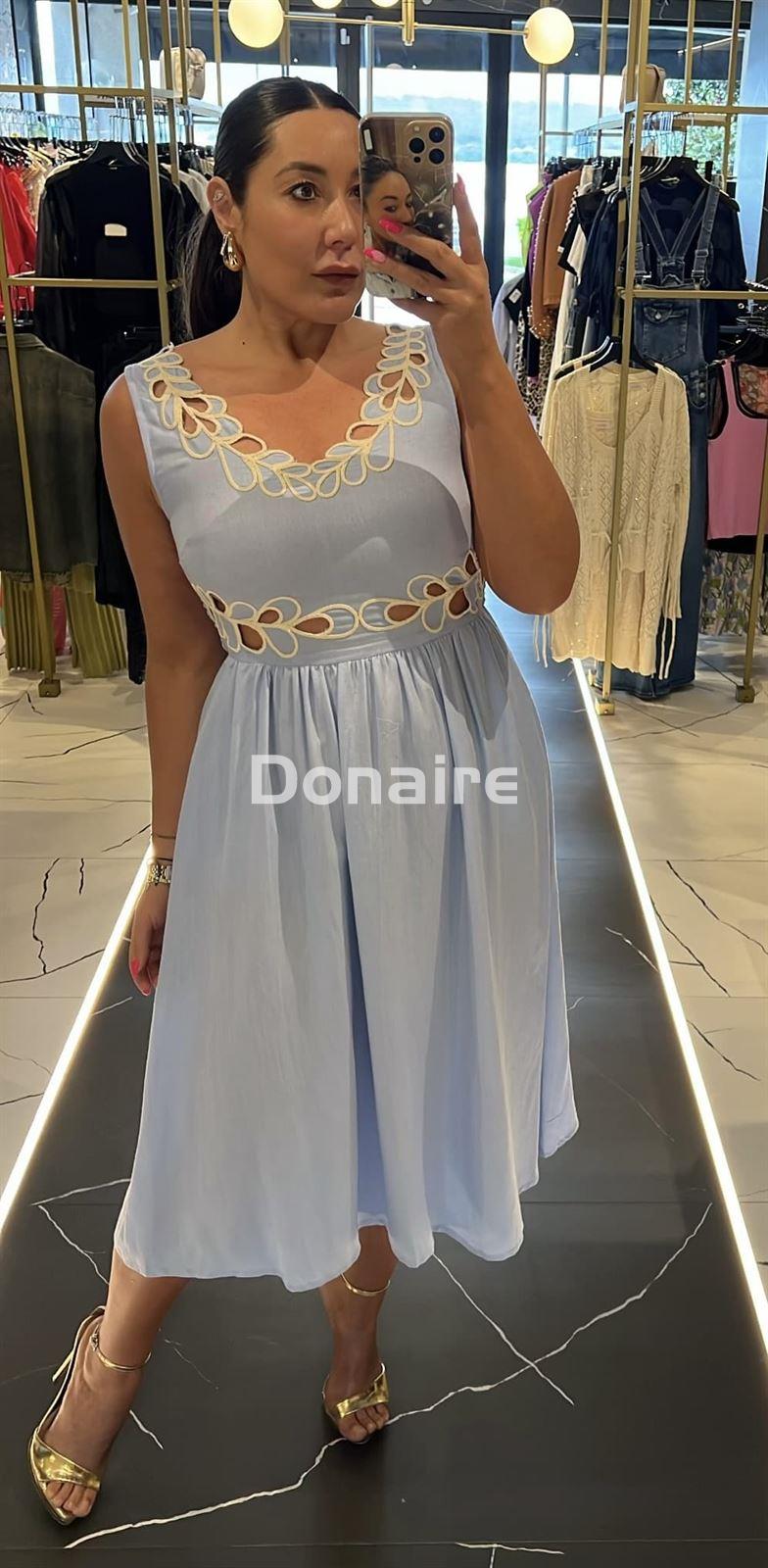 Vestido azul Goa Goa - Imagen 4