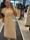 Vestido beige algodón cuello redondo Lolita - Imagen 1