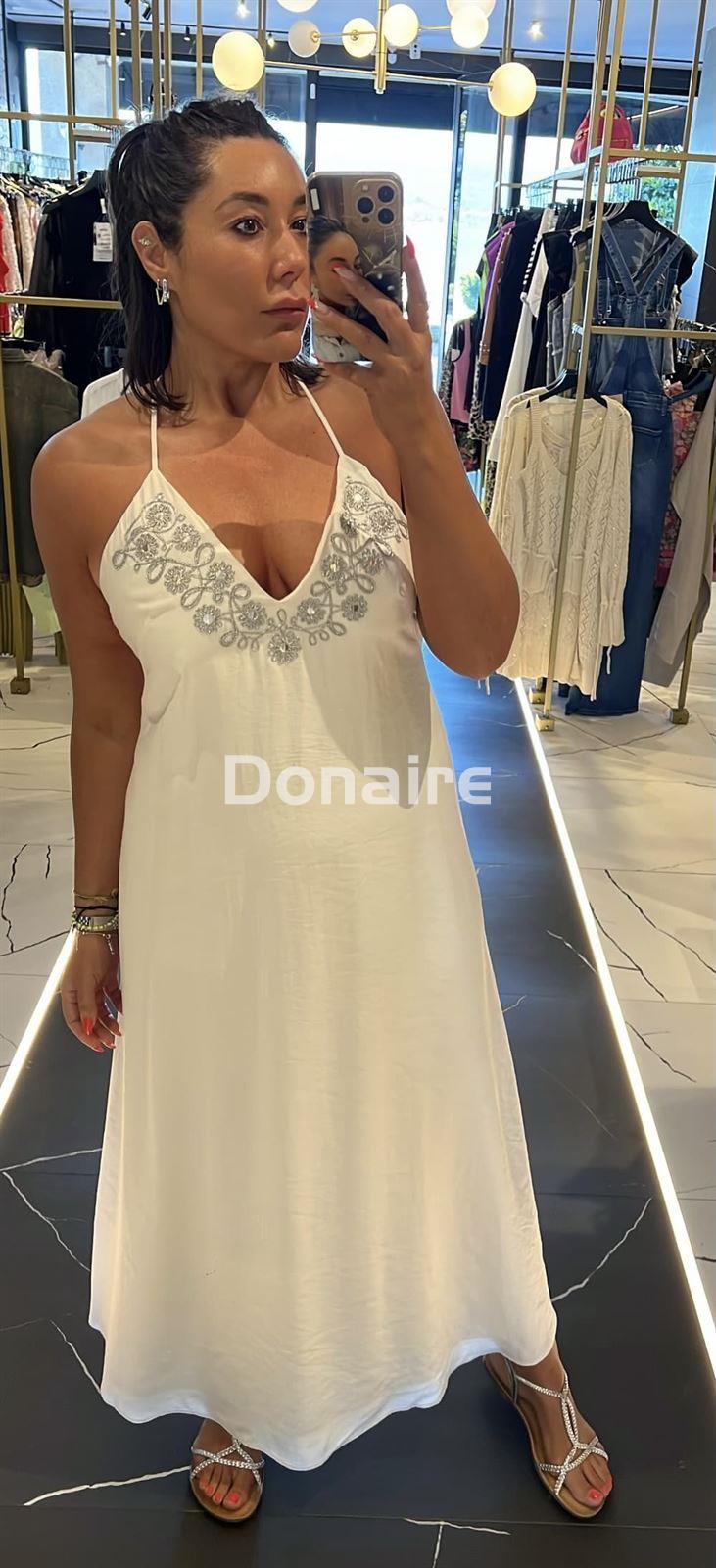 Vestido blanco largo Lez a Lez - Imagen 3