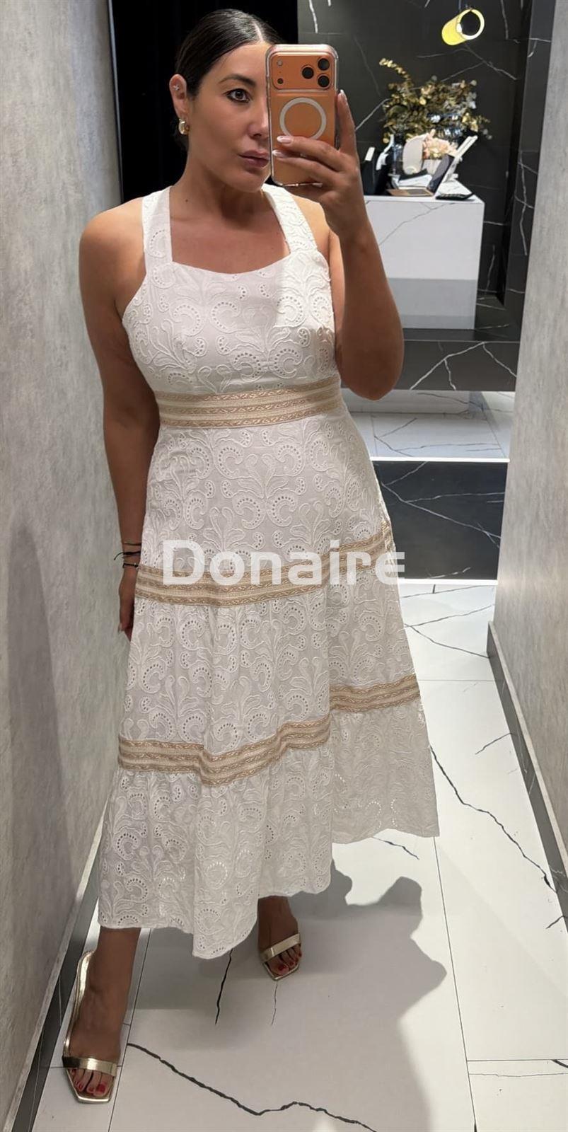 Vestido calado con motivos paisley NKN - Imagen 1