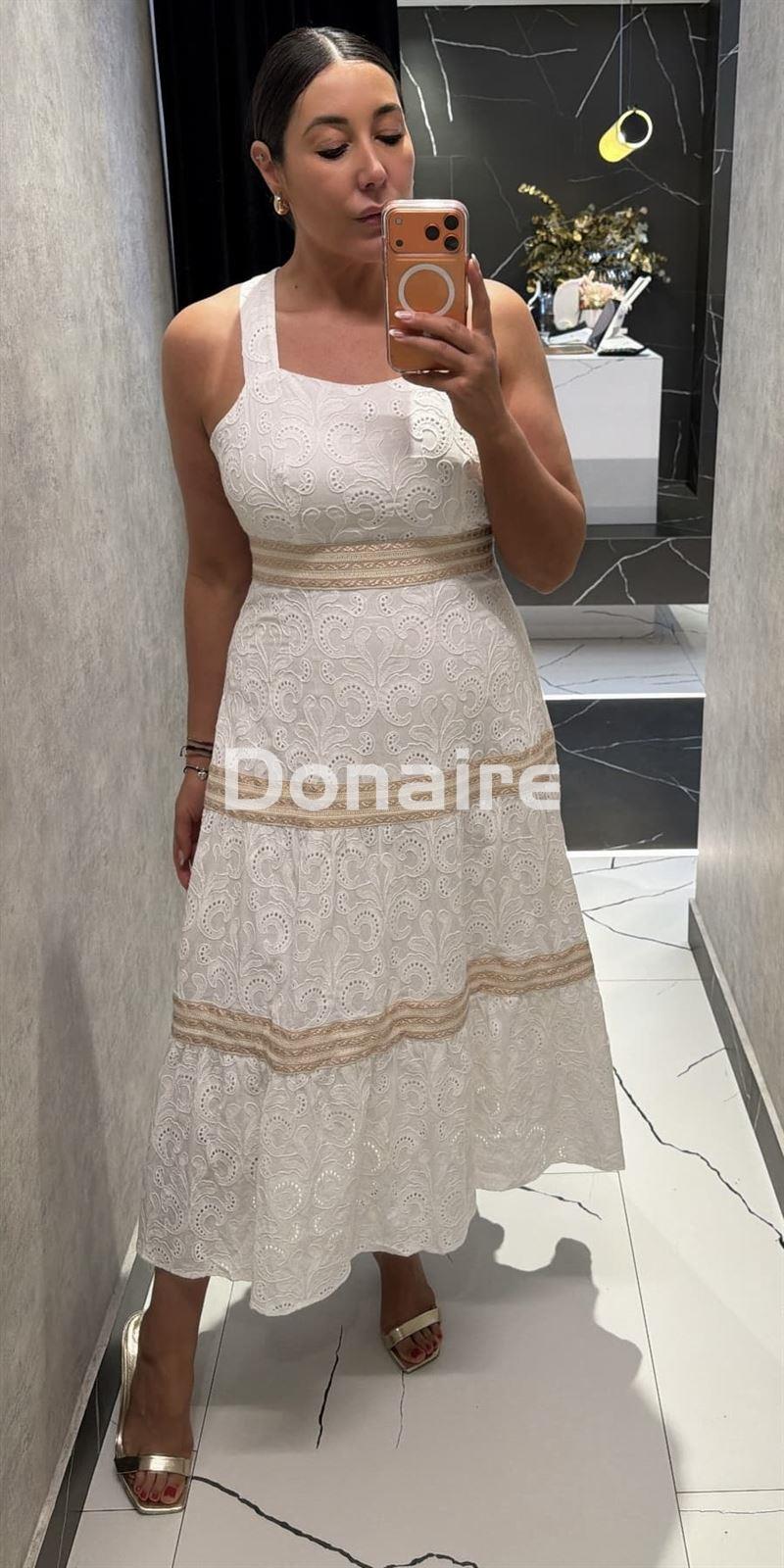Vestido calado con motivos paisley NKN - Imagen 2