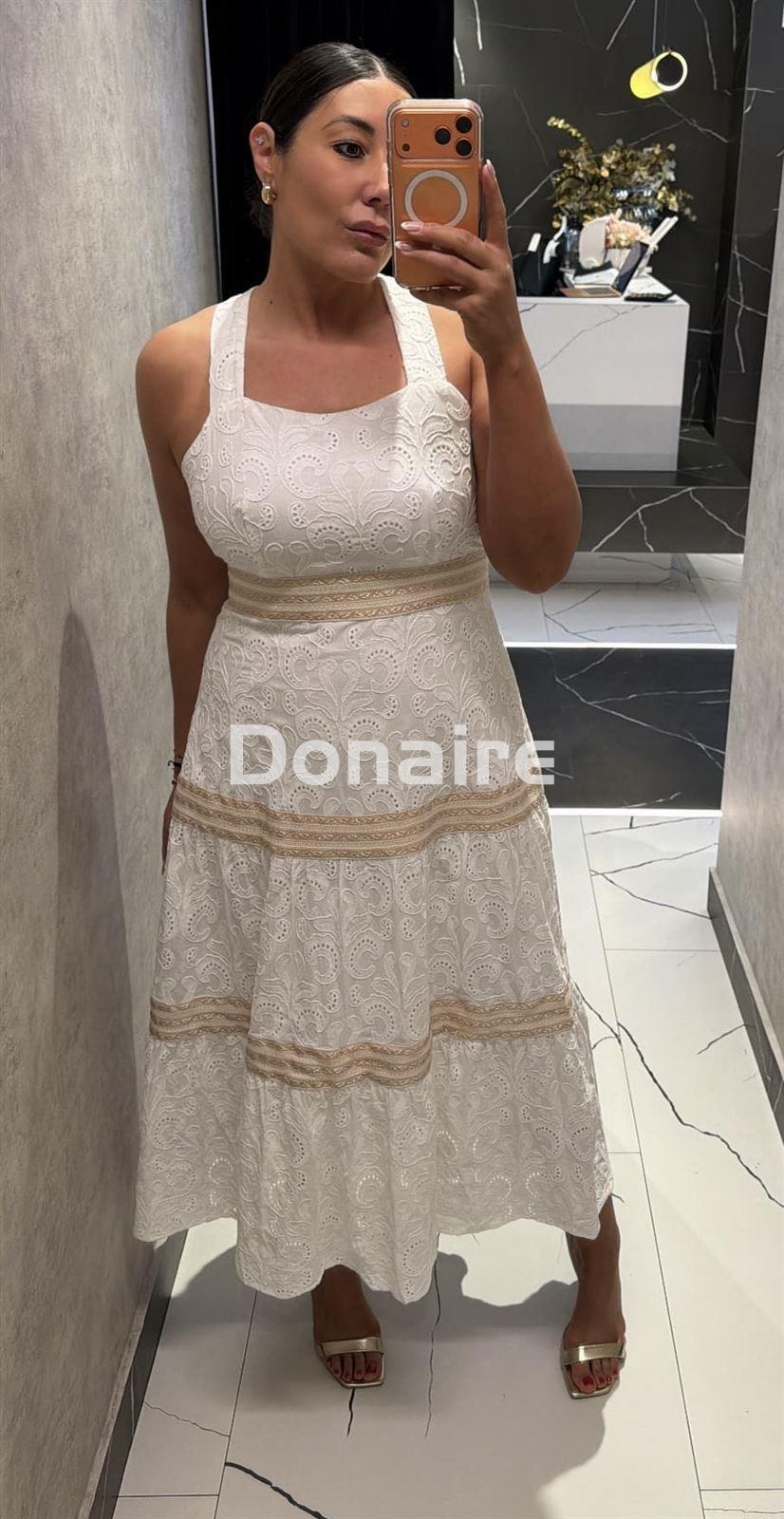Vestido calado con motivos paisley NKN - Imagen 3