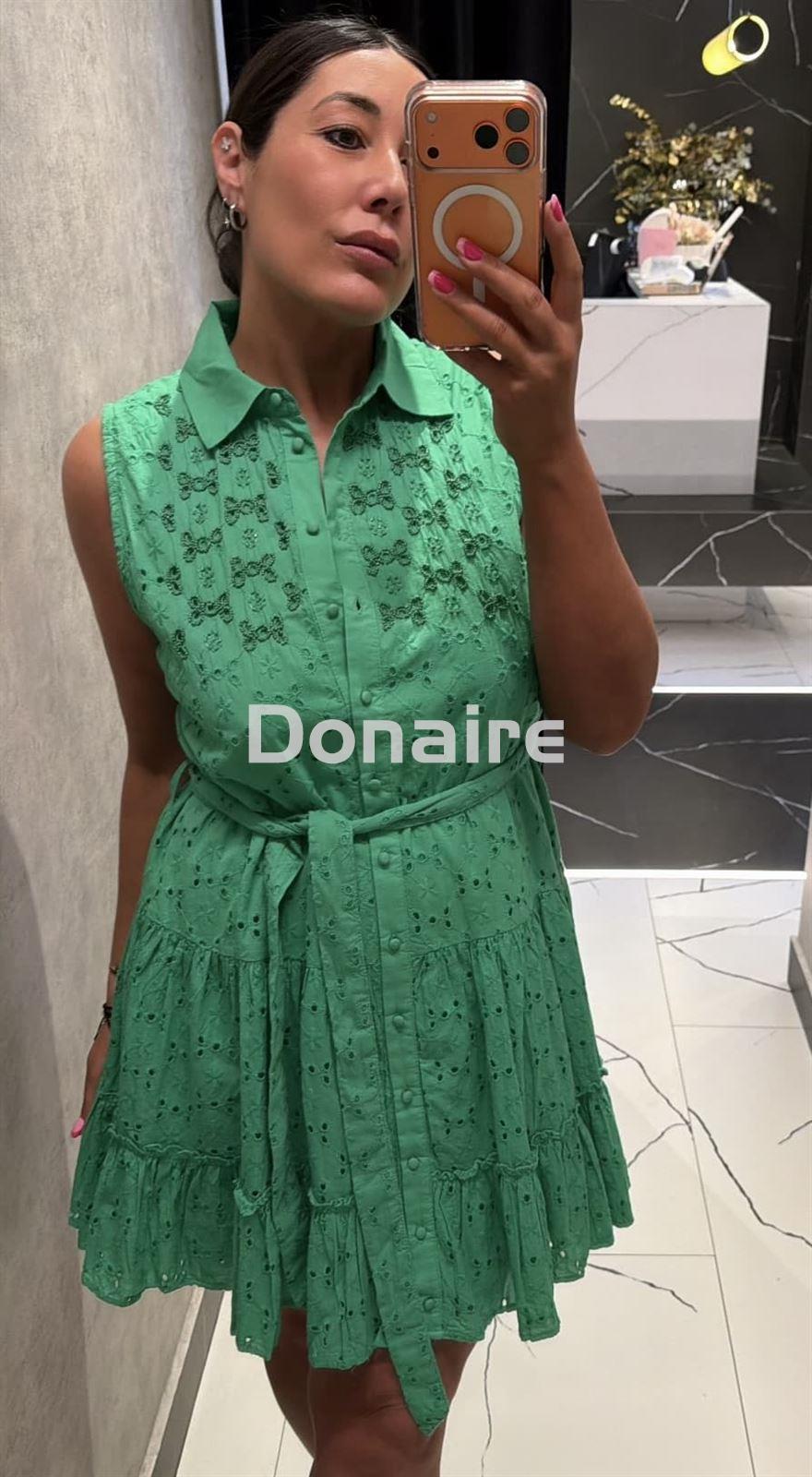 Vestido camisero bordado suizo Lola Casademunt - Imagen 2