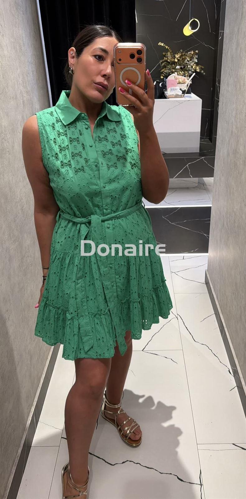 Vestido camisero bordado suizo Lola Casademunt - Imagen 3