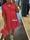 Vestido camisero fucsia con strass al tono Lola Casademunt - Imagen 1