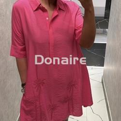 Vestido camisero fucsia Lola Casademunt - Imagen 2