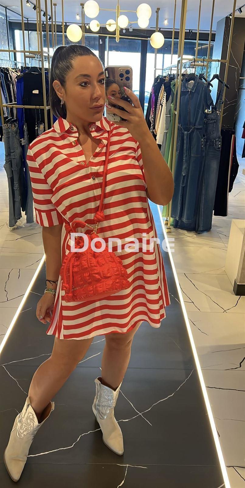 Vestido camisero rayas Lola Casademunt - Imagen 1