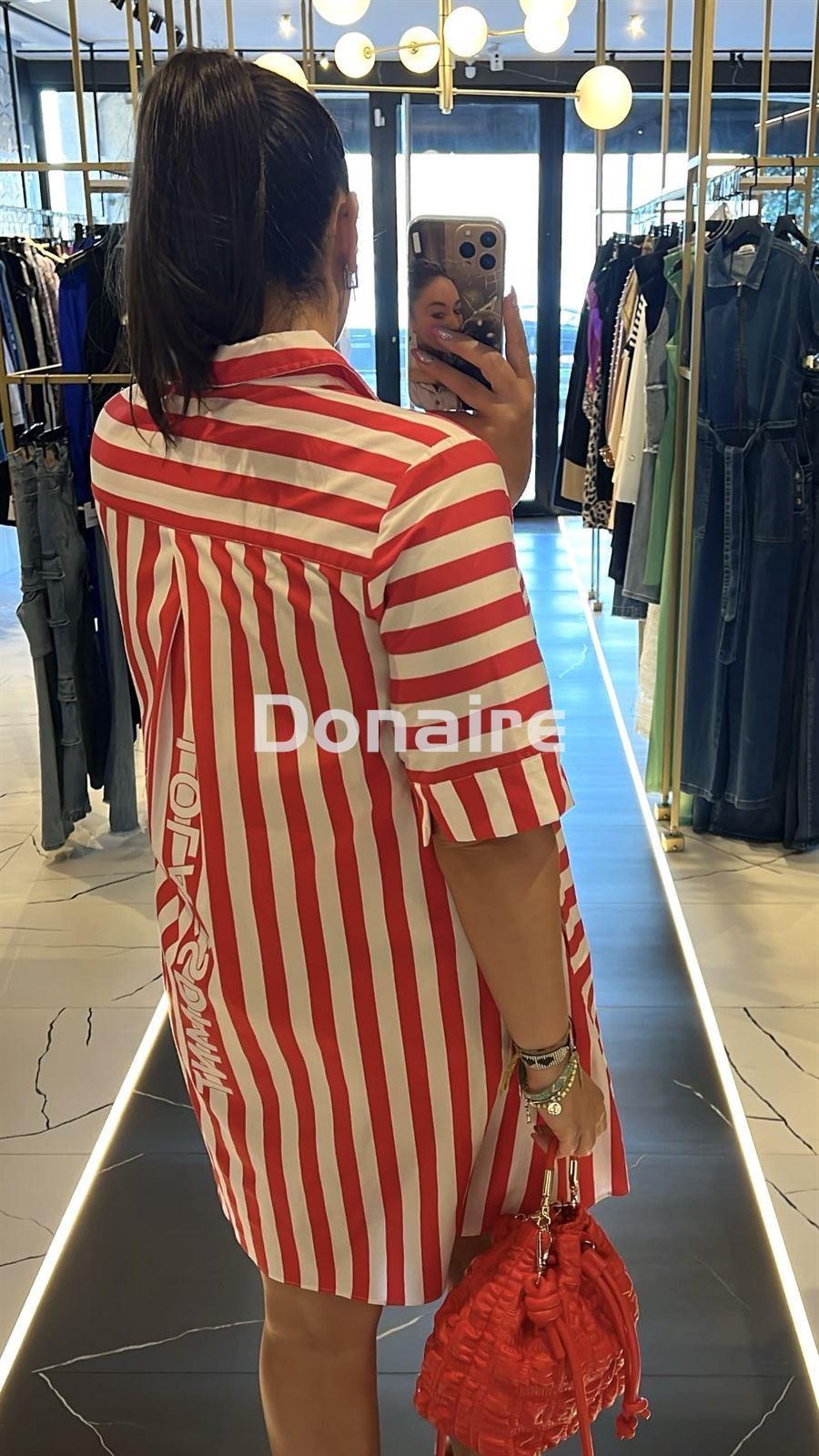 Vestido camisero rayas Lola Casademunt - Imagen 3