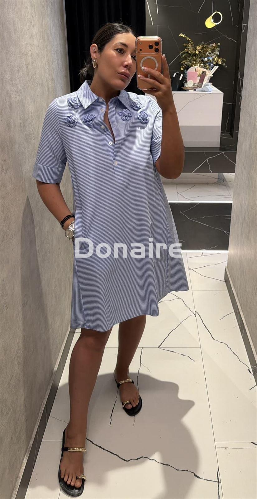 Vestido camisero rayas Lola Casademunt - Imagen 1