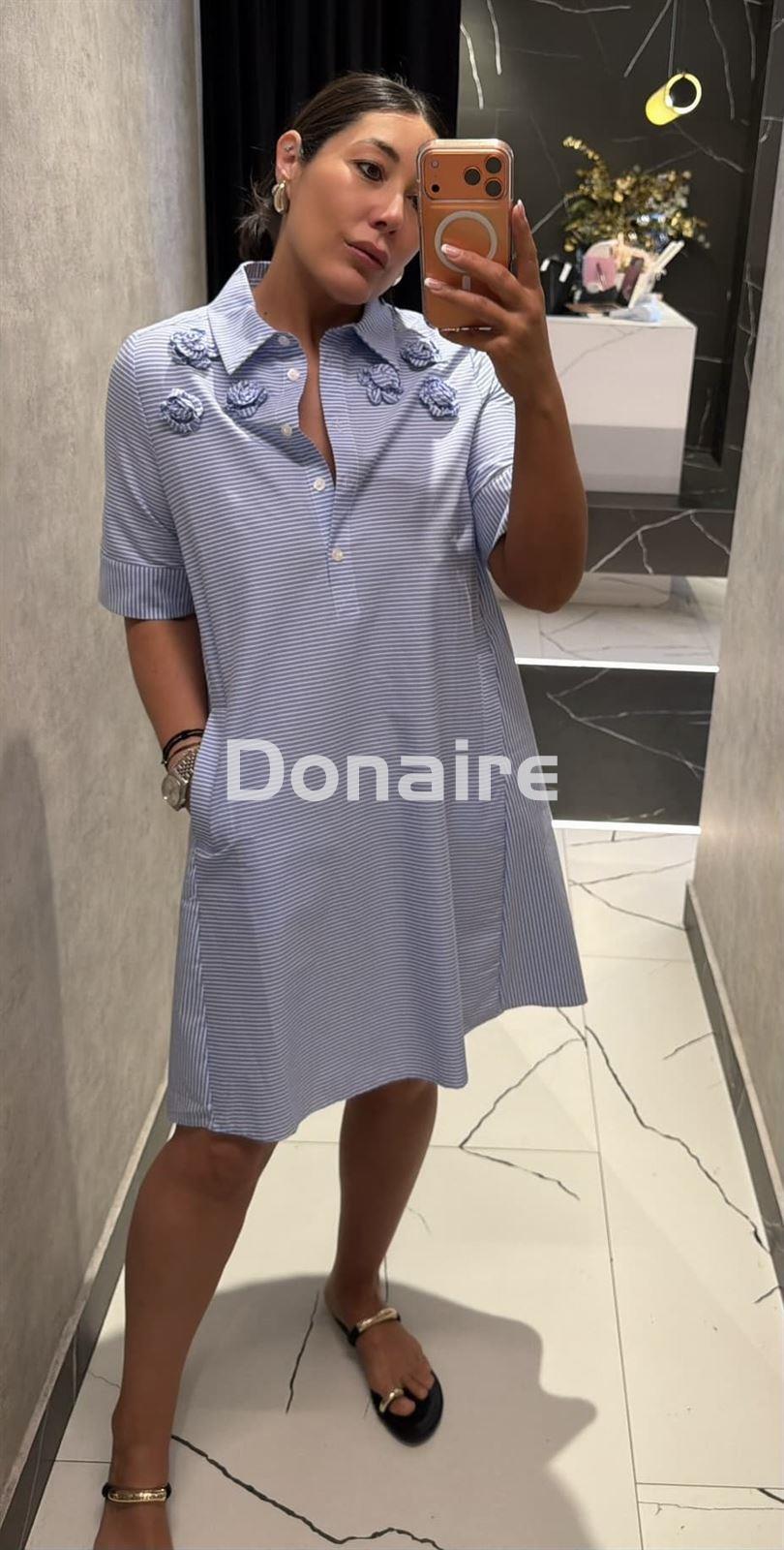 Vestido camisero rayas Lola Casademunt - Imagen 3