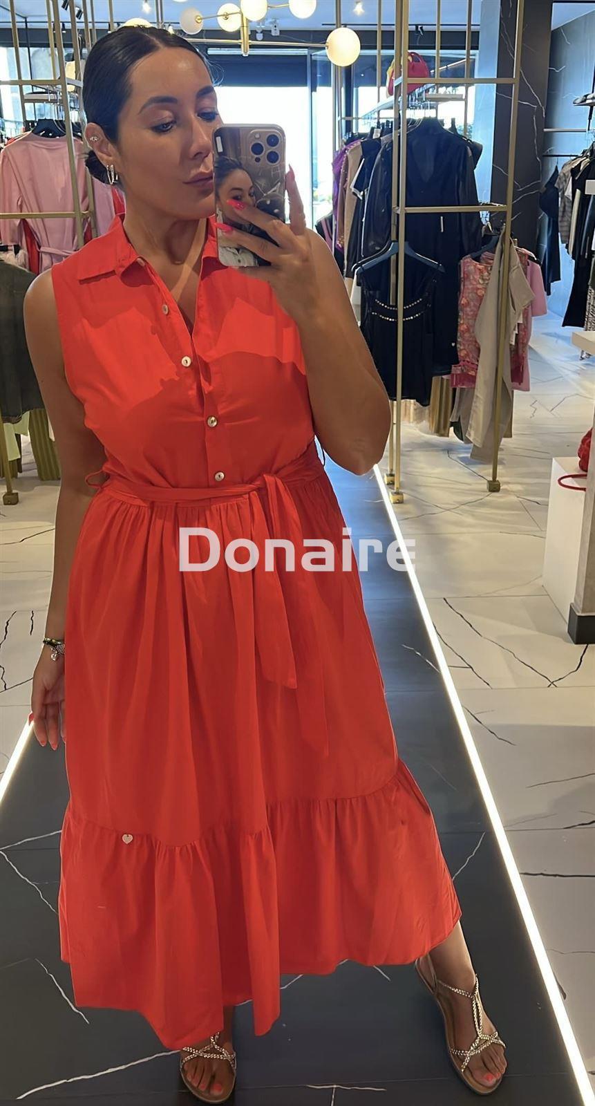 Vestido camisero rojo Lolita - Imagen 1