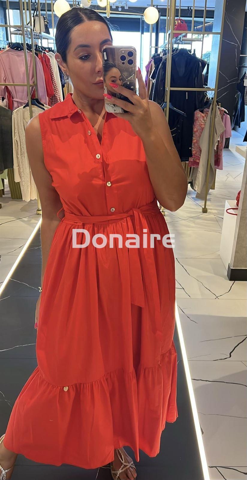 Vestido camisero rojo Lolita - Imagen 3