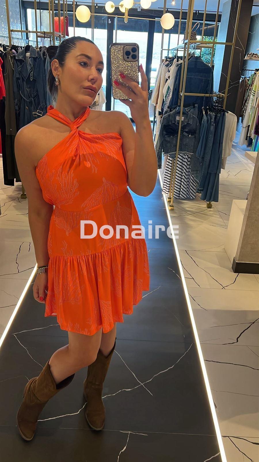 Vestido coral print corales Lez a Lez - Imagen 1