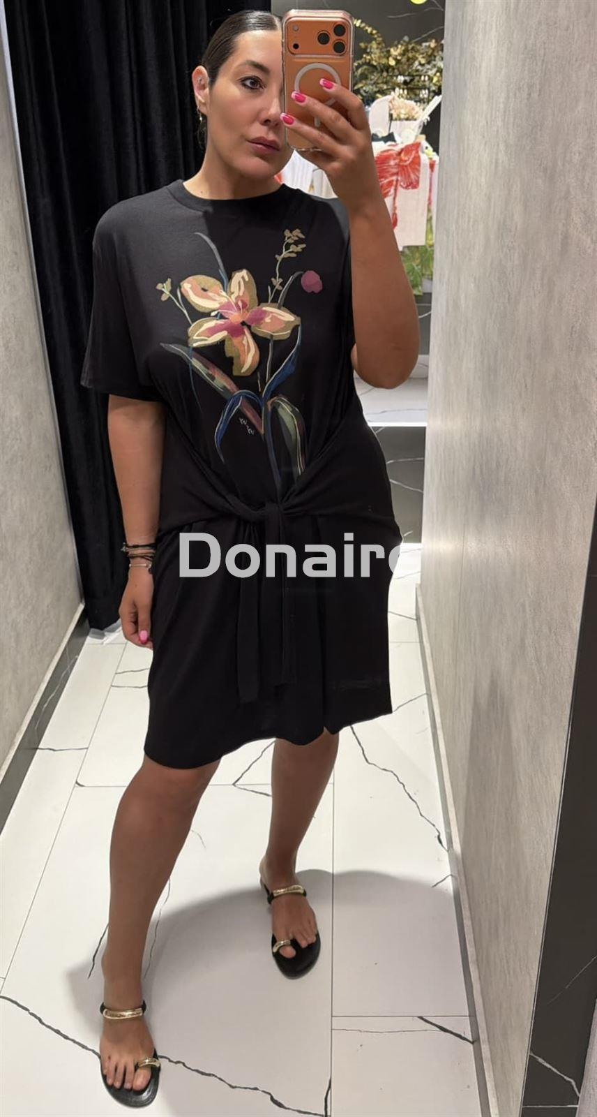 Vestido corto algodón negro Lez a Lez - Imagen 3