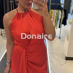 Vestido corto escote halter rojo Phard - Imagen 2
