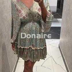 Vestido corto estilo caftán NKN - Imagen 1