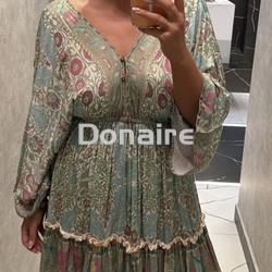 Vestido corto estilo caftán NKN - Imagen 2