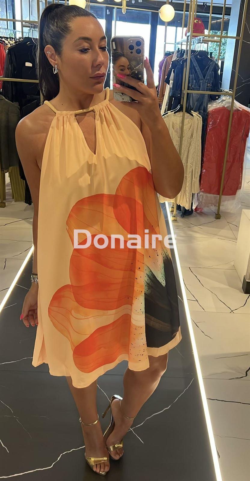 Vestido corto print flor Lez a Lez - Imagen 3