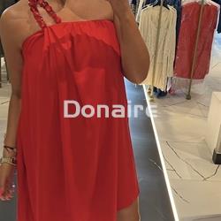 Vestido corto rojo Lez a Lez - Imagen 1