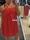 Vestido corto rojo Lez a Lez - Imagen 1