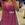 Vestido corto troquelado morado Dixie - Imagen 1