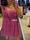 Vestido corto troquelado morado Dixie - Imagen 1
