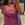 Vestido corto troquelado morado Dixie - Imagen 2