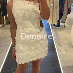 Vestido cut out tejido relieve L’CECCI - Imagen 1