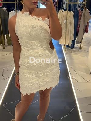 Vestido cut out tejido relieve L’CECCI - Imagen 1