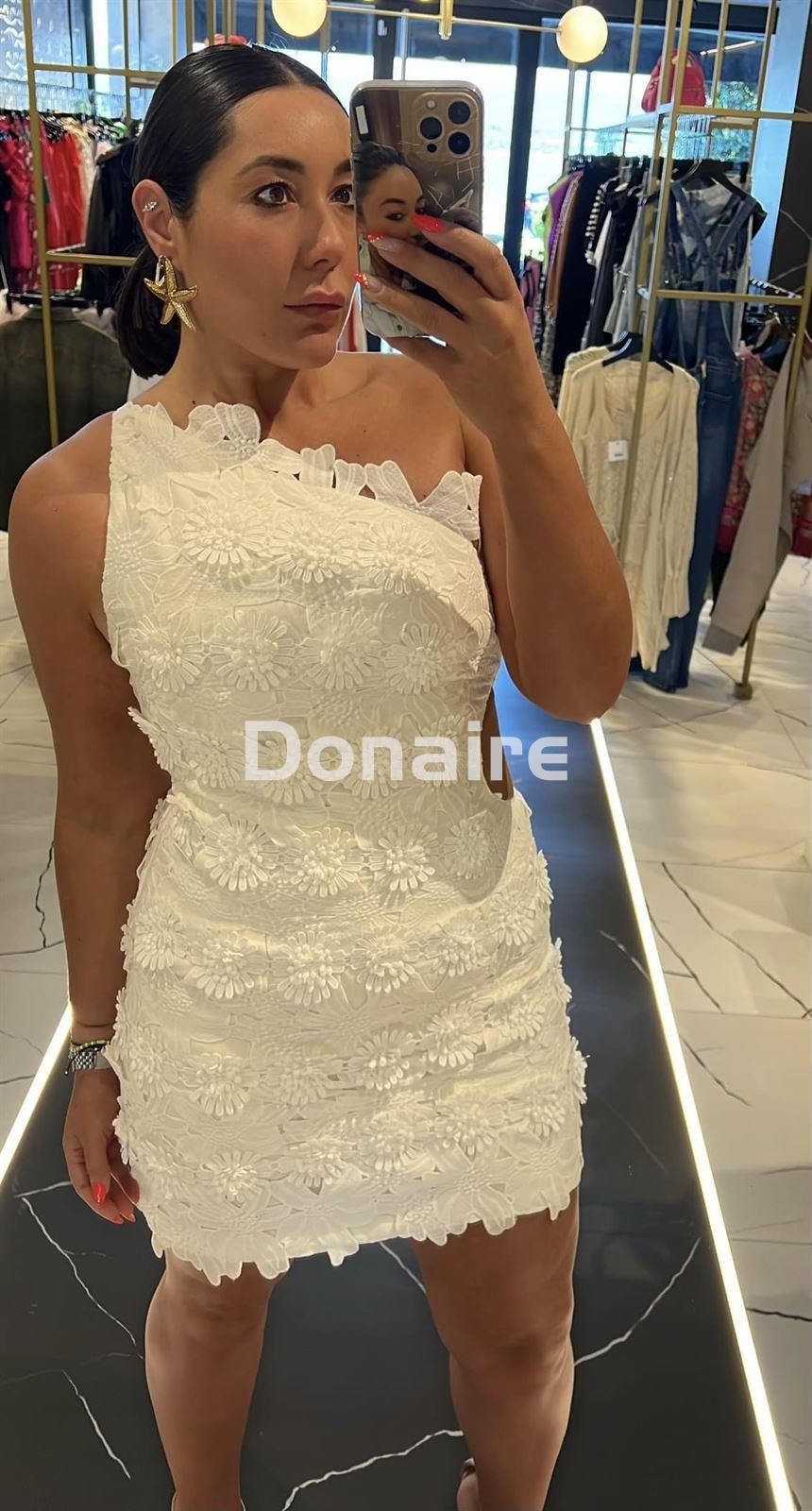 Vestido cut out tejido relieve L’CECCI - Imagen 2