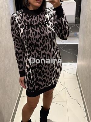 Vestido de punto animal print Phard - Imagen 1
