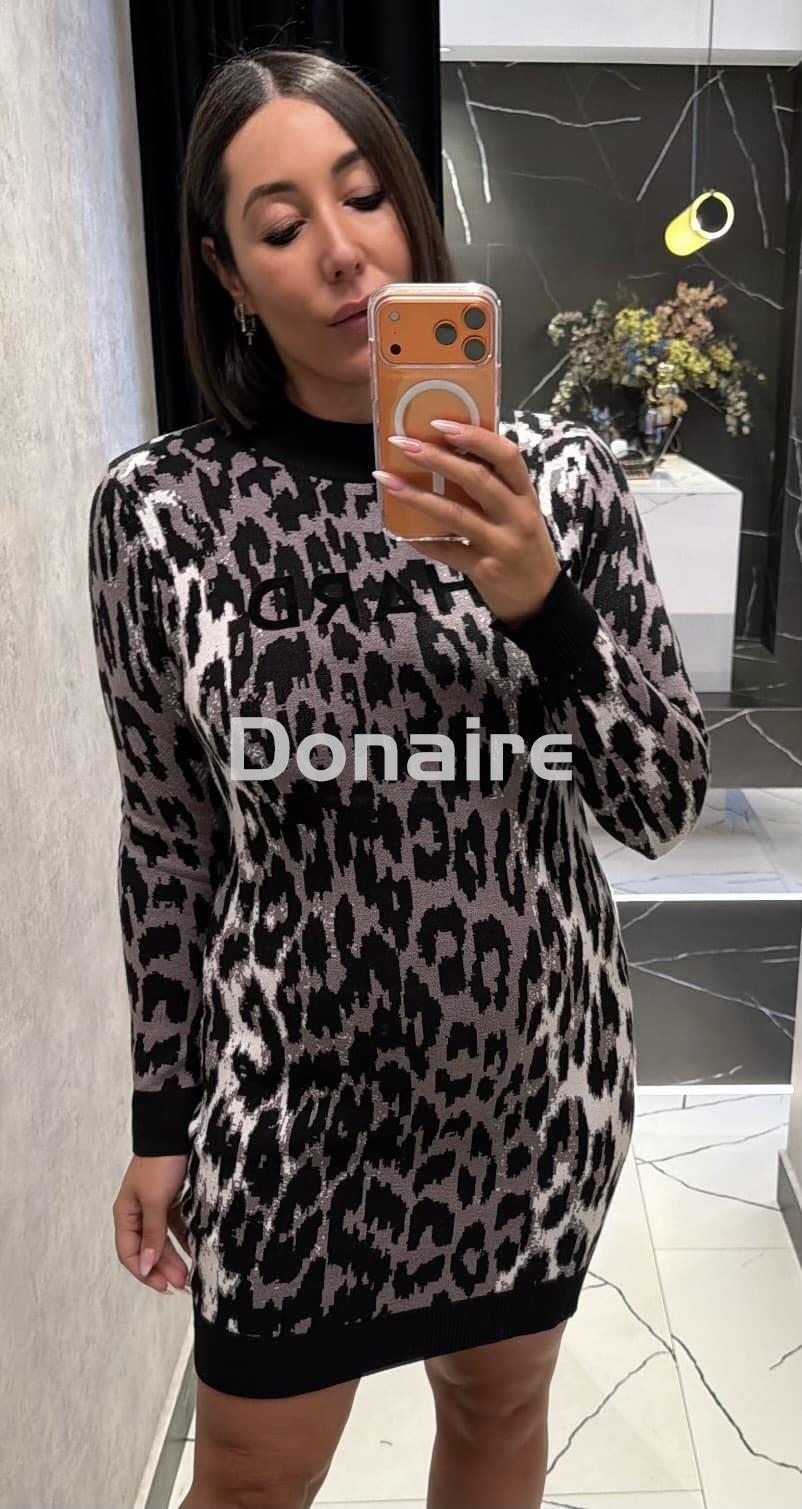 Vestido de punto animal print Phard - Imagen 2