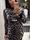 Vestido de punto animal print Phard - Imagen 2