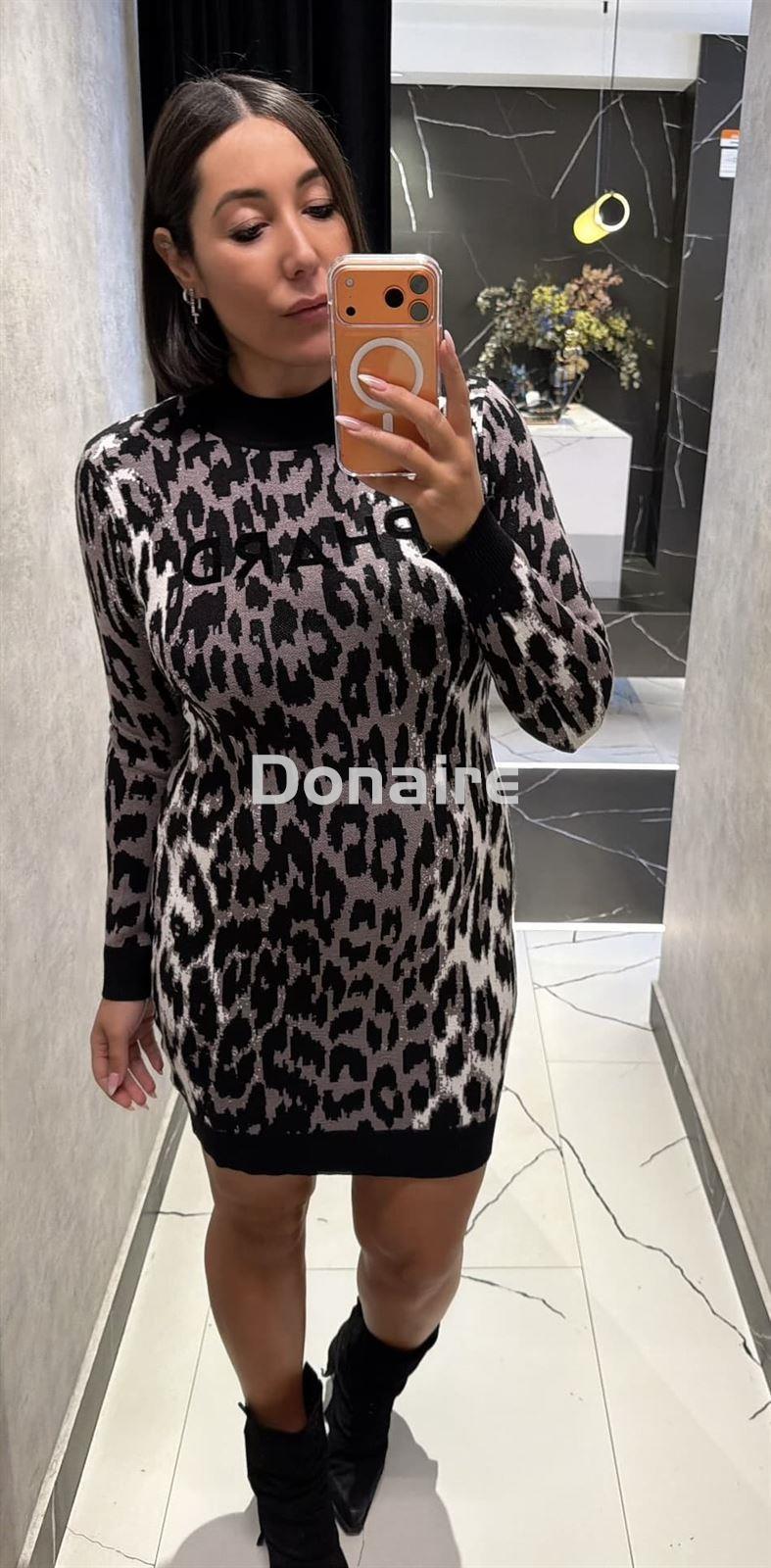 Vestido de punto animal print Phard - Imagen 3