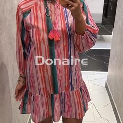 Vestido de rayas y lurex Lola Casademunt - Imagen 1