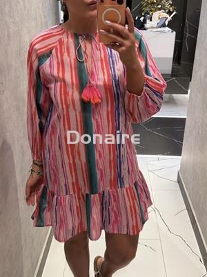 Vestido de rayas y lurex Lola Casademunt - Imagen 1