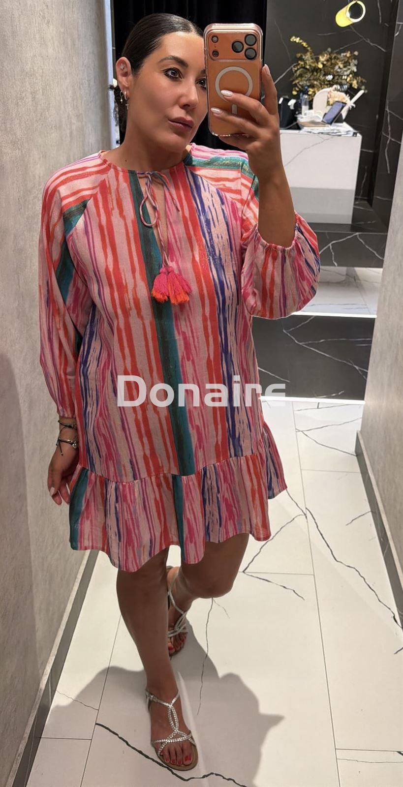 Vestido de rayas y lurex Lola Casademunt - Imagen 3
