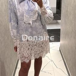 Vestido encaje y maxi lazada Trash and Luxury - Imagen 1