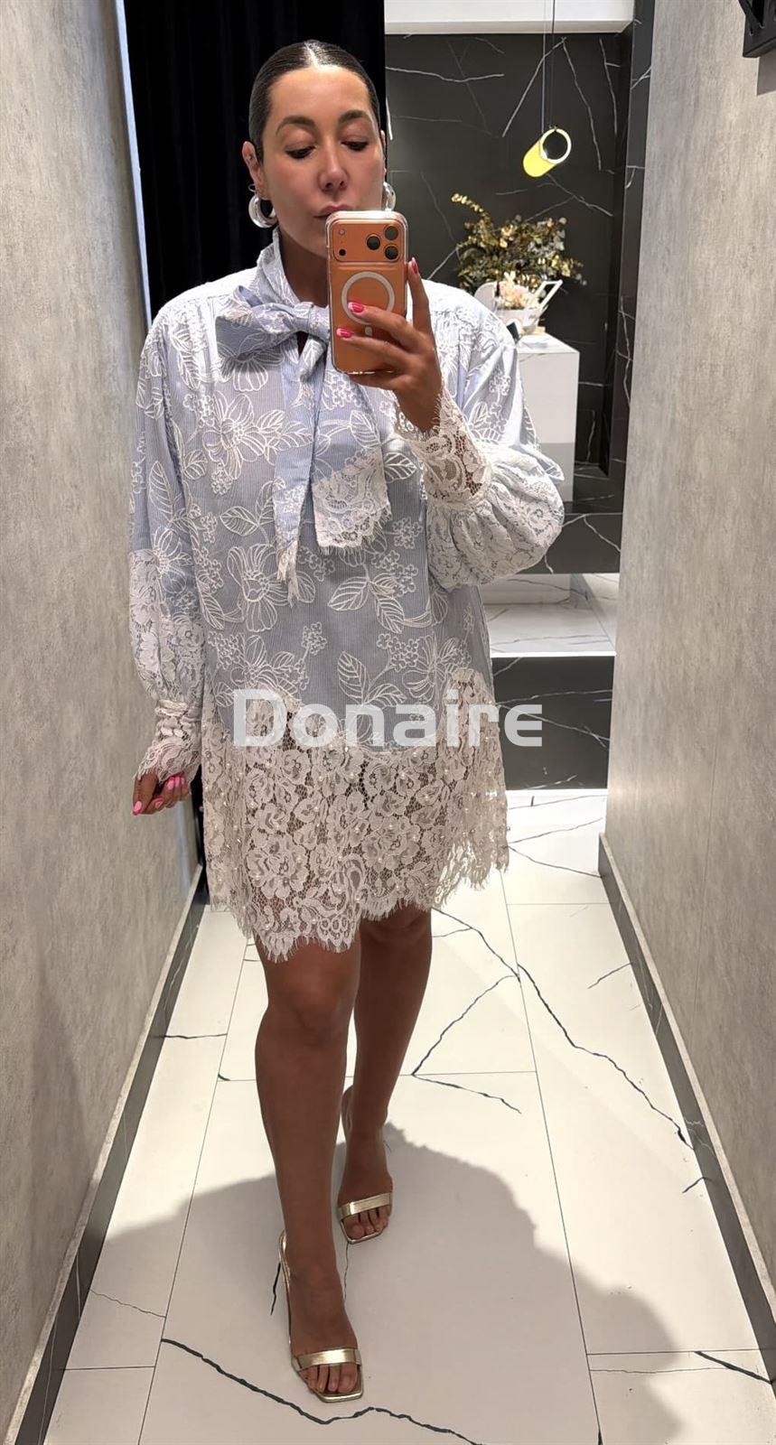 Vestido encaje y maxi lazada Trash and Luxury - Imagen 3
