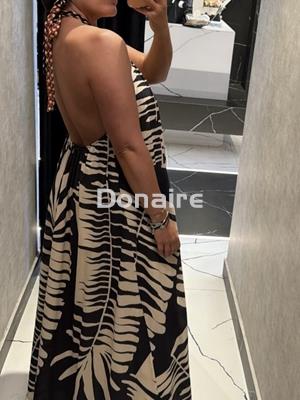 Vestido escote halter y espalda al aire Dixie - Imagen 2