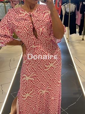 Vestido estampado largo manga corta Lez a Lez - Imagen 1